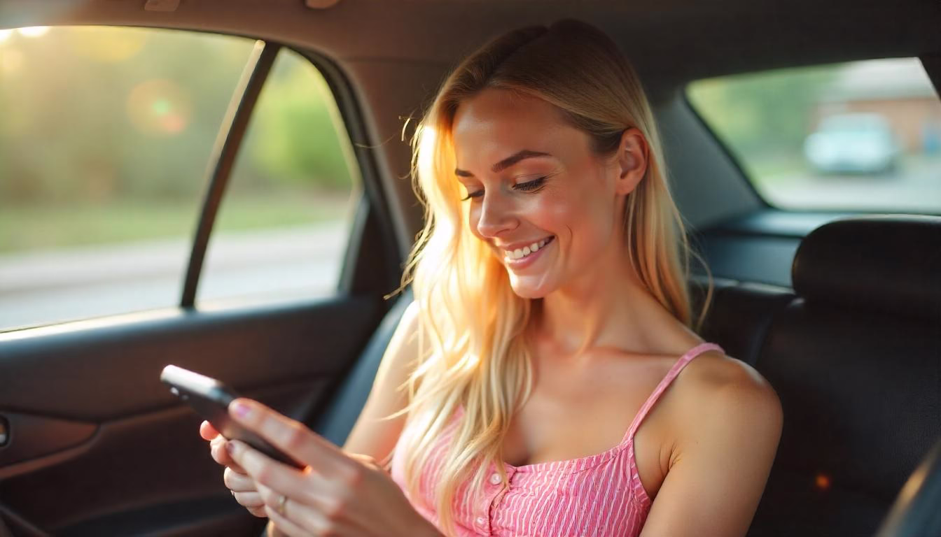 Pasajera usando Zutko