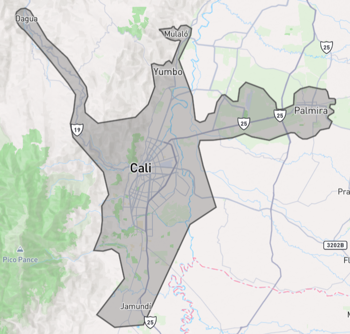 Zona de cobertura Zutko